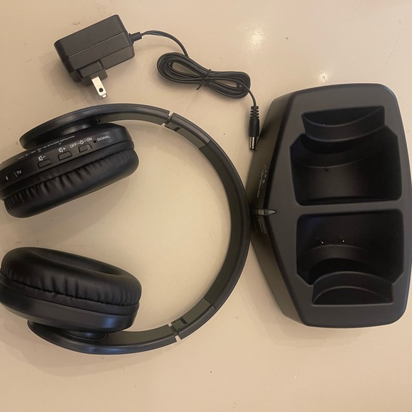 WallarGe Wireless Headphones, Comfortable Bluetooth Headphones with RF Transmitt - Picture 3 of 6